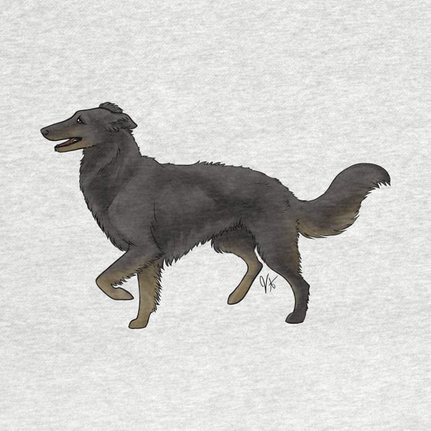 Dog - Silken Windhound - Black by Jen's Dogs Custom Gifts and Designs